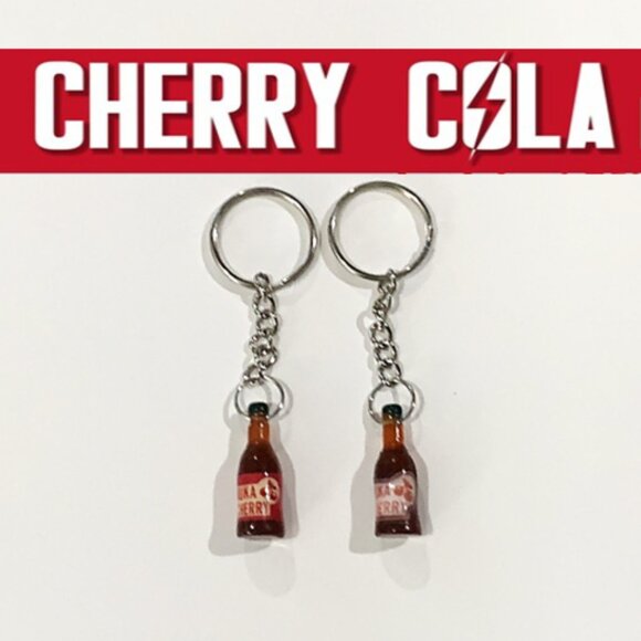 Fallout 4 Nuka Cola Cherry Bottle Keychain - 3.5inch Gaming Keychain - Picture 1 of 11